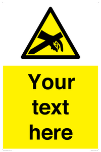 Custom Anti-Static Warning Sign